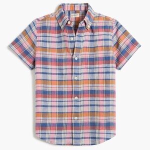 Crewcuts Boys Mixed Plaid Shirt size 14